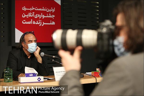 اولین نشست خبری جشنواره آنلاین هنر زنده است 18