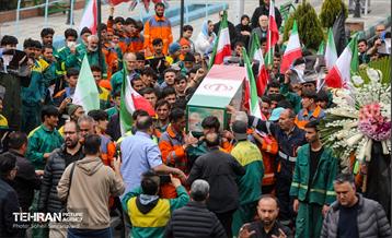 تشییع پیکر مطهر پاکبان شهید «حسن خیران»