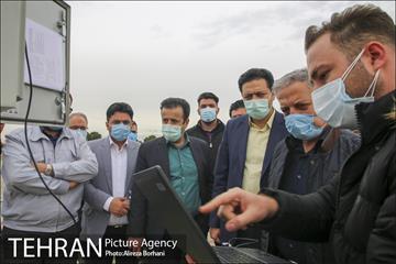 بازدید کارگروه رفع بوی نامطبوع تهران از مجتمع آرادکوه 2