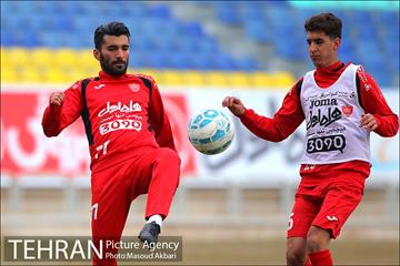 تمرین تیم فوتبال پرسپولیس تهران