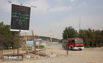 خدمات شهرداری منطقه 5 در گذرگاه مرزی مهران 8