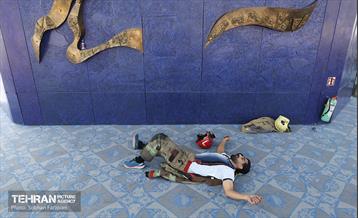 مسابقه پله‌نوردی آتش‌نشانان در برج میلاد 3