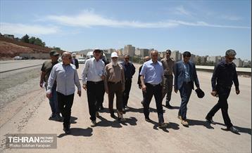 بازدید رئیس شورای شهر از پروژه بزرگراه شهید شوشتری 20