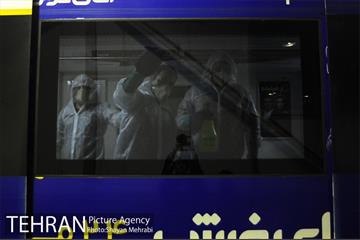 عملیات ضد عفونی کردن مترو تهران 12