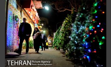 بازار کریسمس در خیابان میرزای شیرازی 10