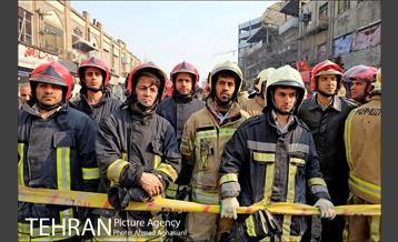 به پاس رشادت و ازخودگذشتگی آتش نشانی تهران 6