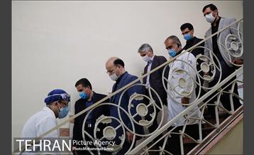 بازدید شهردار منطقه شش از بیمارستان فیروزگر و شرکت شهر سالم 18