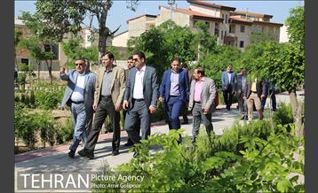 آیین بهره برداری 50 پروژه شهری در منطقه 22 تهران‎ 2