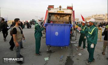 خدمات نیروهای پاکبان شهر تهران در اربعین حسینی 3