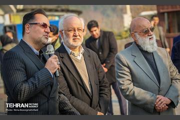 مراسم رونمایی از سازه حجمی عروج 12