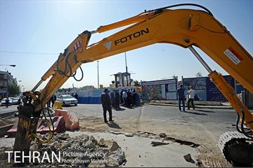 بازدید مهندس کاظمی از پروژه گیشا 9