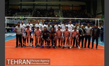 دیدار پیکان تهران و صالحین ورامین در لیگ برتر والیبال 1