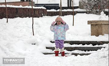 بارش برف در تهران 10