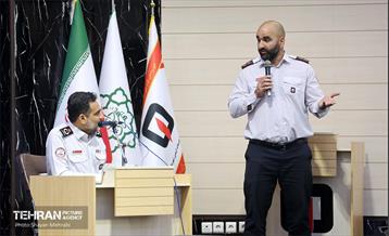 نشست مدیرعامل سازمان آتش‌نشانی تهران با کارکنان 2