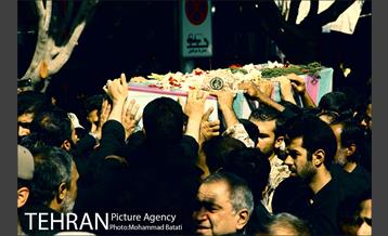 مراسم تشییع پیکر شهید ناظری در منطقه 20 (شهرری) 6