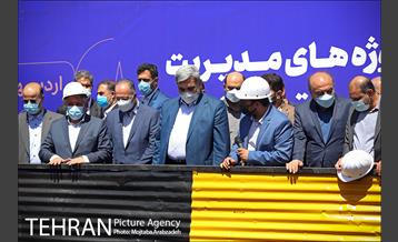 آیین بهره برداری از پروژه های مدیریت سیلاب در غرب تهران  21