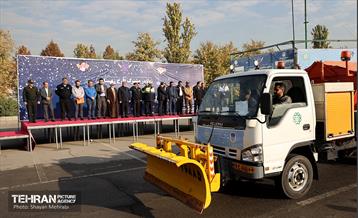 رزمایش زمستانه مشترک شهرداری تهران و پلیس راهور 19