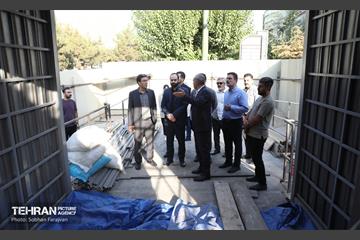 بازدید مدیرکل حوزه شهردار تهران از پروژه پل‌های مکانیزه عابرپیاده 16