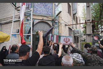 تشییع پیکر مطهر شهید محمد حسن زارعی در منطقه ۸ 22