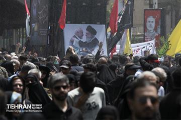 تشییع پیکر شهید اسماعیل هنیه در تهران - 3 1