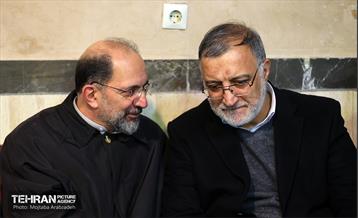 حضور شهردار تهران در حسینیه جماران تهران 10