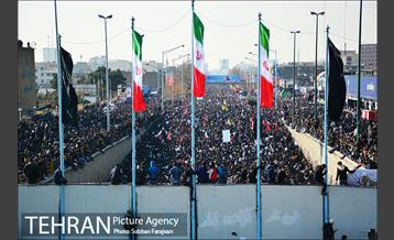 آیین تشییع «سردار قاسم سلیمانی» -3 60