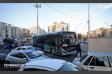 آغاز فعالیت اتوبوس‌های برقی جدید در ۳ خط اتوبوسرانی تهران  21