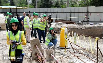 عملیات حفاری خط ۱۰ متروی تهران 51