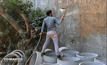 آخرین مراحل ساخت بوستان مادر و کودک "باغ نظر" 17