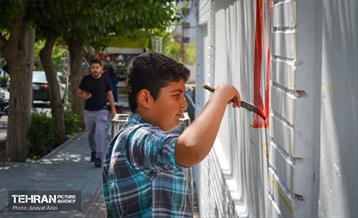 "نقش مهر" بر دیوارهای مدارس پایتخت 18