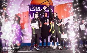 مسابقات بسکتبال بانوان شهر تهران 23