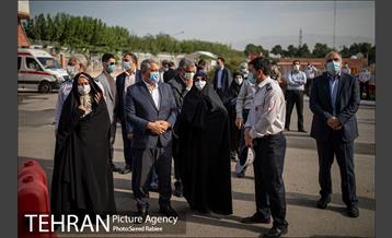 آئین رونمایی از تجهیزات جدید سازمان آتش نشانی شهرتهران  1