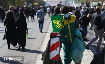 خدمات شهرداری تهران در راهپیمایی جاماندگان حسینی(ع) 6