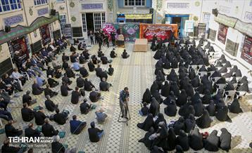 مراسم تشییع و خاکسپاری لاله های زهرایی در منطقه 5