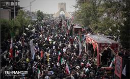 تشییع شهدای اقتدار ملی در تهران 3