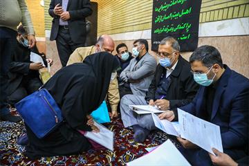 دیدار مردمی شهردار تهران با اهالی منطقه 17