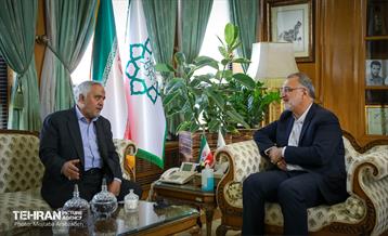 دیدار های امروز شهردار تهران 2