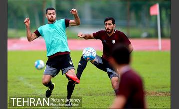 تمرین تیم ملی فوتبال در مالزی 18