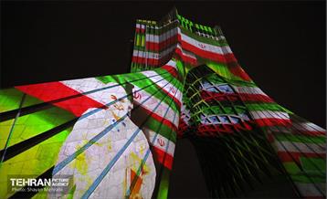 نور افشانی در شب سالگرد پیروزی انقلاب اسلامی - 2 6