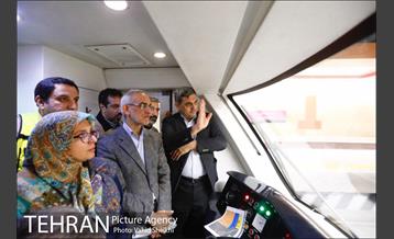 تست گرم خط ۶ متروی تهران 5