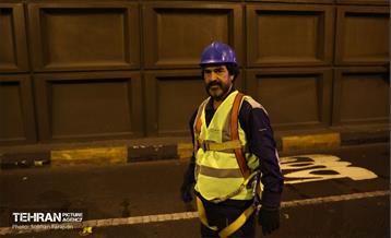 عملیات تعمیر و نگهداری تونل توحید 28