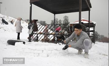 روز برفی تهران - 2 12