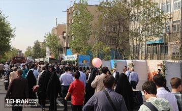 خدمت‌رسانی موکب زینبیه(س) منطقه ۸ در مصلای تهران 7