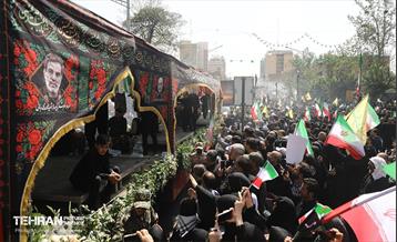 تشییع شهدای اقتدار ملی در تهران 10