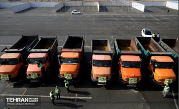 مانور برف روبی منطقه 19 شهرداری تهران 28