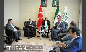 دیدار دکتر قالیباف با دکتر کادیرتوپباش شهردار استانبل 8