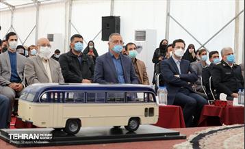 آیین رونمایی از ۱۱۰ دستگاه اتوبوس در ناوگان حمل و نقل عمومی 15