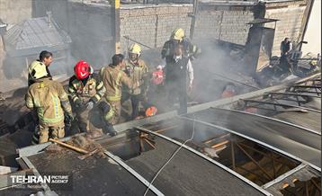 حریق در بازار تجریش 12