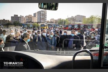 بازدید شهردار تهران از شرکت واحد اتوبوسرانی تهران 22