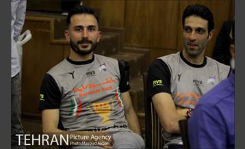 جشن قهرمانی لیگ والیبال و رونمایی از پیراهن تیم ملی